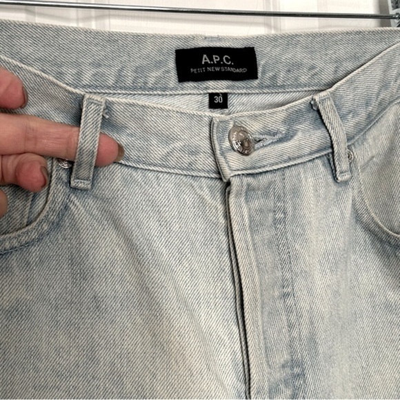 A.P.C. Light Wash Petit New Standard 5-Pocket Jeans Sz 30 - Picture 9 of 13
